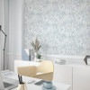 Galerie Floral Texture Wallpaper - 33953 - Blue / Grey