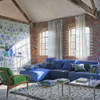 Designers Guild Rose De Damas Wallpaper - PDG1168/01 - Cobalt