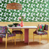 Harlequin Dappled Leaf Wallpaper - 113047 - Emerald / Teal