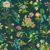 Harlequin Woodland Floral Wallpaper - 113058 - Jade / Malachite / Rose Quartz