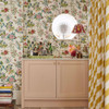 Harlequin Woodland Floral Wallpaper - 113058 - Jade / Malachite / Rose Quartz