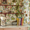 Harlequin Woodland Floral Wallpaper - 113059 - Lapis / Amethyst / Pearl