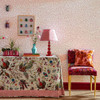 Harlequin Wiggle Wallpaper - 113062 - Carnelian / Rose Quartz