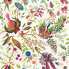 Harlequin Wonderland Floral Wallpaper - 113065 - Spinel / Peridot / Pearl