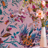 Harlequin Wonderland Floral Wallpaper - 113065 - Spinel / Peridot / Pearl