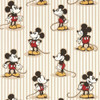 Sanderson Mickey Stripe Wallpaper - 217273 - Peanut