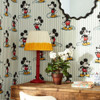 Sanderson Mickey Stripe Wallpaper - 217273 - Peanut