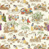 Sanderson Snow White Wallpaper - 217275 - Whipped Cream