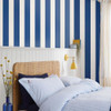 Joules Harborough Stripe Wallpaper - 118550 - Coast Blue