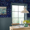 Joules Holcombe Floral Wallpaper - 120874 - Navy