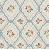 Laura Ashley Pinford Trellis Wallpaper - 121066 - Pale Seaspray Blue