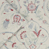 Laura Ashley Foscot Damask Wallpaper - 121069 - Crimson Red