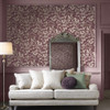 Laura Ashley Summerhill Wallpaper - 121086 - Pale Blackberry