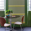 Carte Blanche: Stripe Wallpaper - BP6102 - Au Lait / Hog Plum