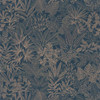 Casamance Doum Wallpaper - 76151630 - Marine / Dore