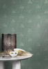 Casamance Meroe Wallpaper - 76172446 - Lichen / Dore