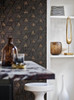 Casamance Meroe Wallpaper - 76172650 - Noir / Mordore