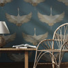 Galerie Stork Wallpaper - 34531 - Blue / Beige