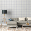 Galerie Check Motif Wallpaper - MC61010 - Blue / Grey / White