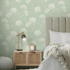 Fine Decor Grace Allium Wallpaper - FD43282 - Green