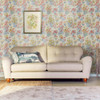 Laura Ashley Megan Wallpaper - 122742 - Ochre Yellow