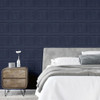Arthouse Washed Panel Wallpaper - 909601 - Navy