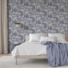 Fine Decor Zen Oriental Landscape Wallpaper - FD43443 - Blue