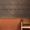 William Morris at Home - Strawberry Thief Fibrous Wallpaper - 124236 - Charcoal