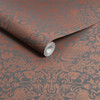 William Morris at Home - Strawberry Thief Fibrous Wallpaper - 124236 - Charcoal