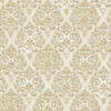 Galerie Wallcoverings Modern Damask Wallpaper - MT2009 - Gold