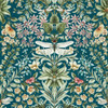 Clarke & Clarke Mirabell Wallpaper - W0196/04 - Teal