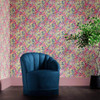 Morris & Co Golden Lily Wallpaper - 510006 - Pink Fizz
