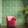 Morris & Co Fruit Wallpaper - 510018 - Tangled Green