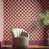 Morris & Co Tulip & Bird Wallpaper - 510030 - Amaranth / Blush