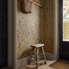 Morris & Co Fruit Wallpaper - DGW1FU103 - Blue / Gold / Brown