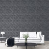 Galerie Tri Prism Wallpaper - G68010 - Black