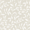 Galerie Loose Leaf Wallpaper - G68031 - Cream / Beige