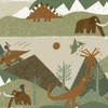 Holden Decor Prehistoric Wallpaper - 13260 - Green / Orange
