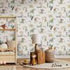 Holden Decor Abstract Animals Wallpaper - 13351 - Sage / Beige