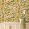 Fine Decor Eleanor Wallpaper - FD43446 - Ochre