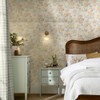 Laura Ashley Rosamund Wallpaper - 127390 - Apricot