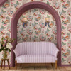 Cath Kidston Painted Kingdom Wallpaper - 125528 - Pink