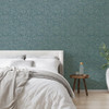 Superfresco Easy Midas Texture Wallpaper - 128163 - Teal / Gold