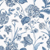 Rasch Hydrangea Wallpaper - 260169 - Blue / White