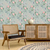 Rasch Chinoiserie Wallpaper - 260568 - Sage