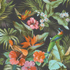 Rasch Paradise Birds Wallpaper - 539059 - Black / Multi