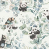 Rasch Panda Play Wallpaper - 301144 - Green