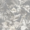 Rasch Paradise Birds Wallpaper - 539073 - Grey