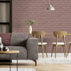 Fine Decor Painted Brick Wallpaper - FD43601 - Pink