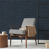 Fine Decor Painted Brick Wallpaper - FD43602 - Navy